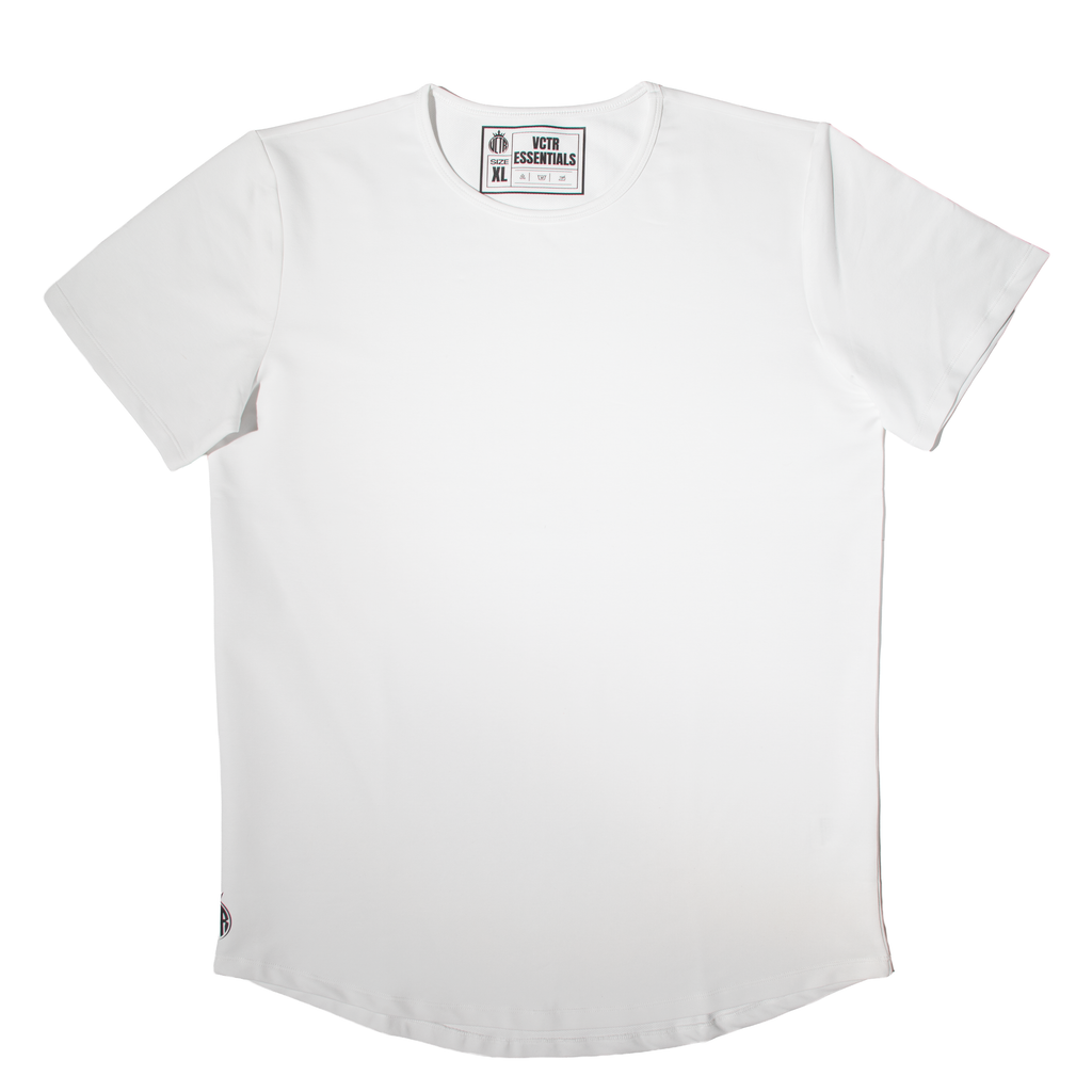 Signature Curved Hem - White